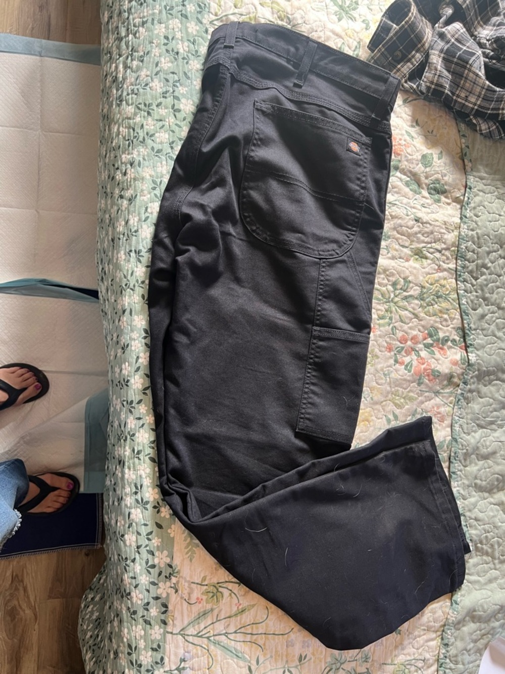 Dickies Black Men's Cargo Pants with Side Utility Pocket